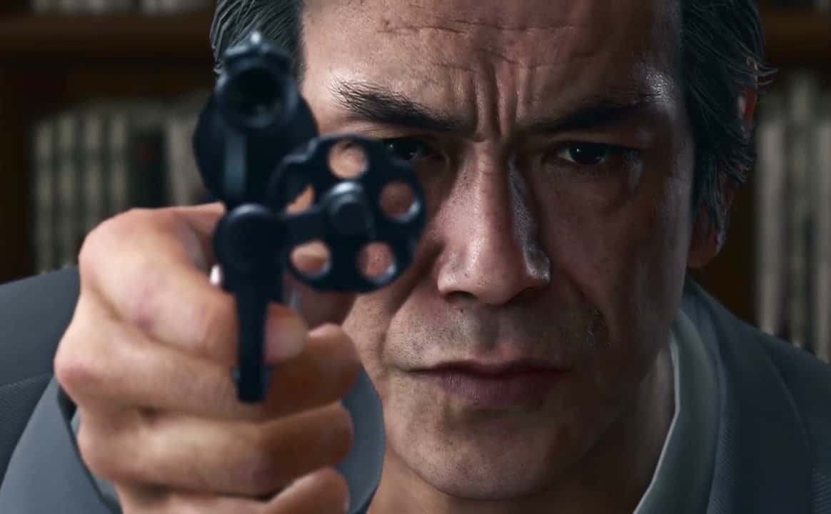 Jiro holding a pistol